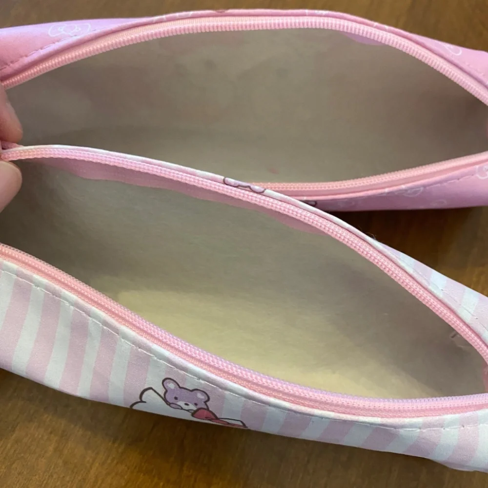 Cute Kitty Bows Pencil Pouch NEW